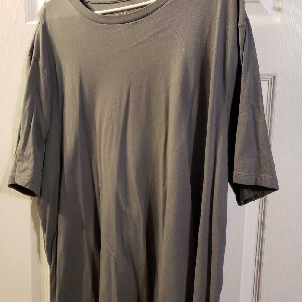 Men's weekend tee 2Xbig gray